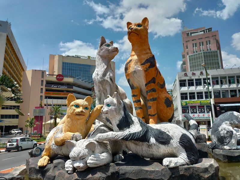 【マレーシア】猫とコロニアルの街〜クチン市内観光①