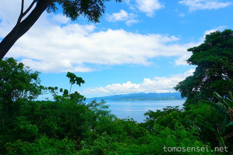 アンボンのマルク州立博物館からの景色