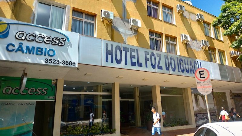 【世界一周】ブラジル・フォズドイグアス中心部の便利なホテル「Hotel Foz do Iguaçu」