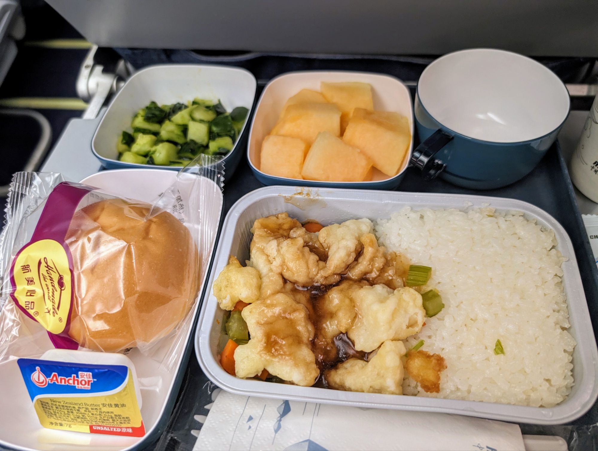 【中国国際航空機内食・搭乗記】CA979/PEK-BKK/北京-バンコク(スワンナプーム )