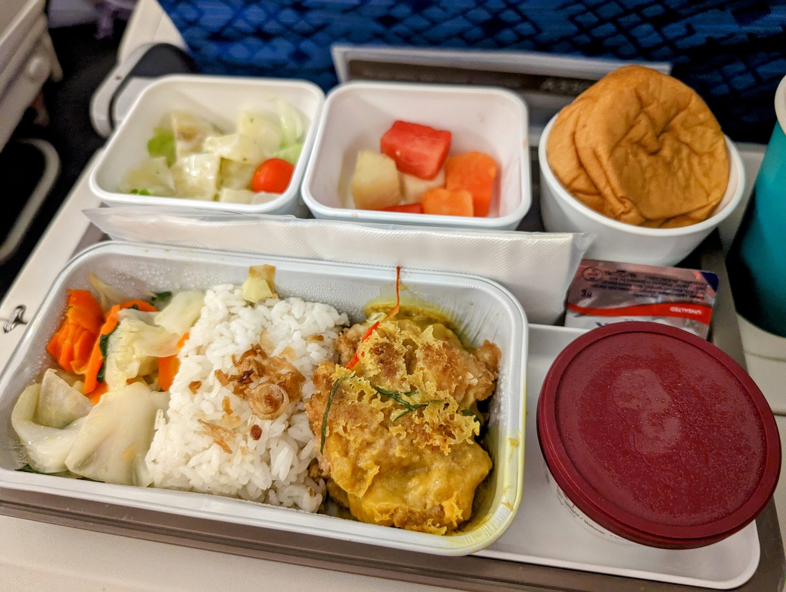 【キャセイパシフィック航空機内食・搭乗記】CX782/DPS-HKG/デンパサール(バリ島)-香港